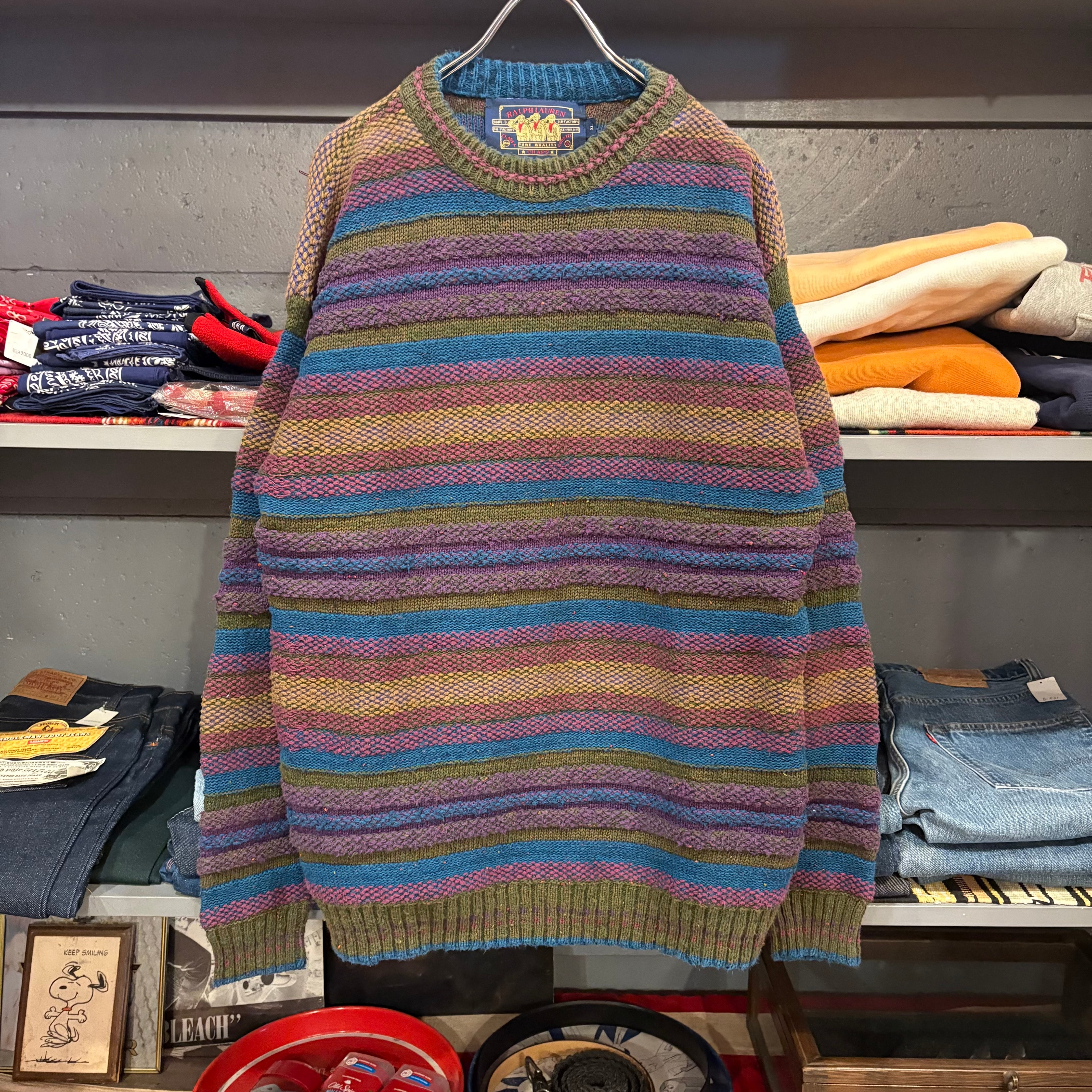 90s PERRY ELLIS Polo Knit Sweater | VOSTOK