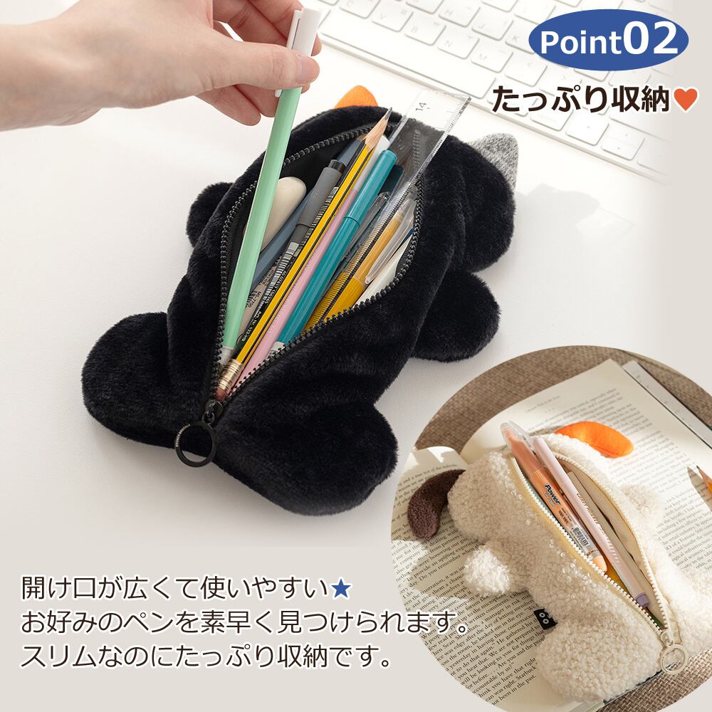 ブランチブラザー ペンケース Fluffy ふわふわ 小物入れ 韓国 人気