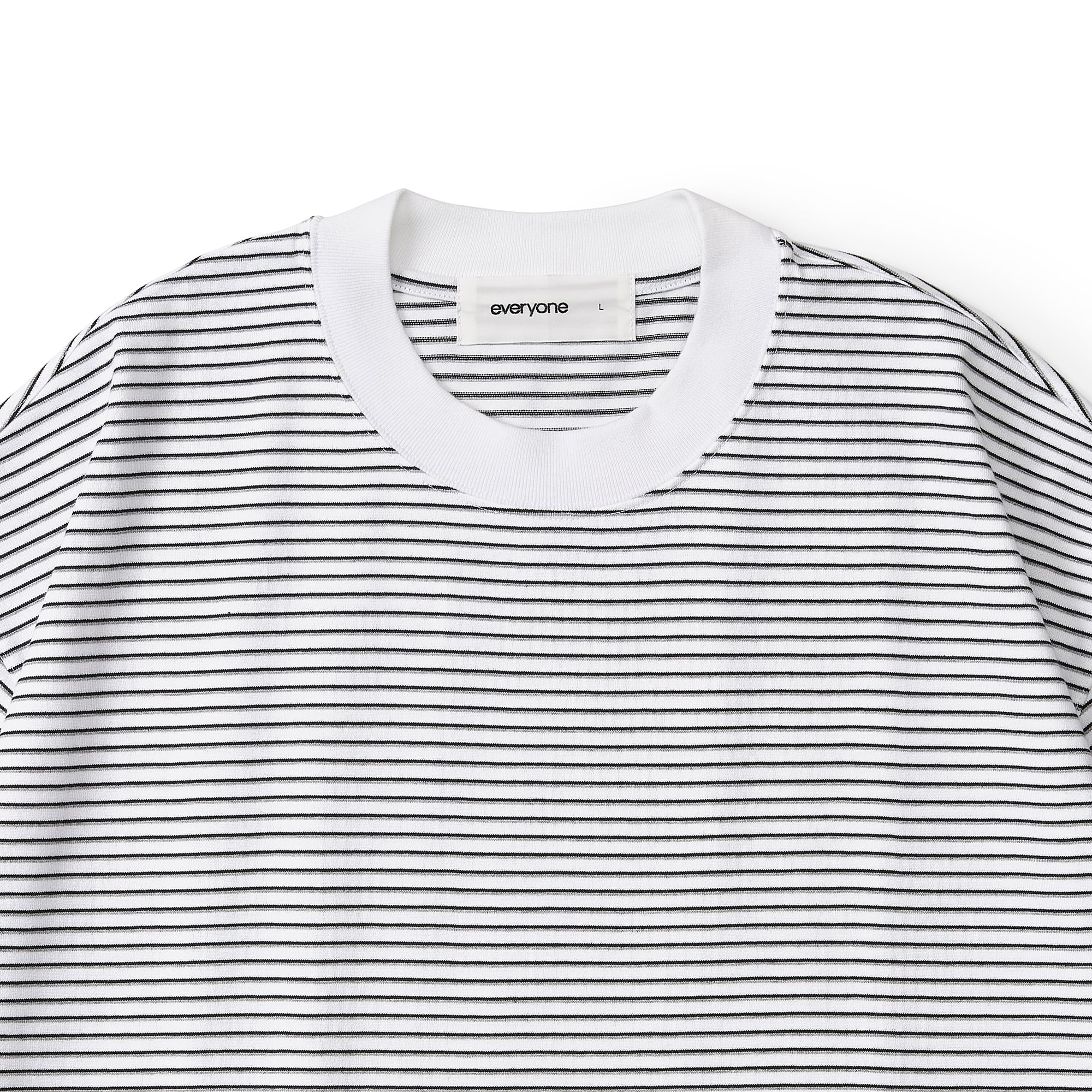 everyone og border short sleeve tee shirt (WHITE) | everyone