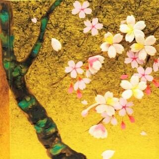 桜】屏風 桜花図 | 和雑貨の店「京ぜんび」