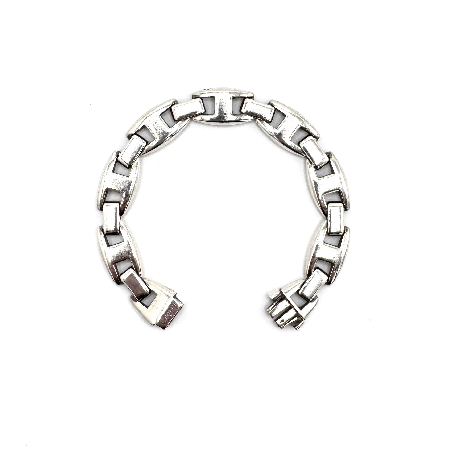 HERMES カシオペア ブレスレット シルバー925 64.2g ヴィンテージ