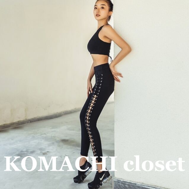 【送料無料】 ヨガウェア上下 ヨガウェアセットアップ 編み上げレギンス 後ろ編み上げ ブラトップ スポブラ スポーツブラ 韓国 レディース オルチャン 黒 ブラック緑 グリーン 青 ブルー ダンスウェア アンクル丈 スリム タイト 細身 ハイウエスト 大人可愛い きれいめ カジュアル こなれ感 スポーティー 個性的 クール エレガント 主役級 存在感 抜け感 アクティブ ベーシック ナチュラル かっこいい オトナ女子 大人女子 無地 着回し 美脚 脚長 トレンド 流行 インスタ映え S M L XL