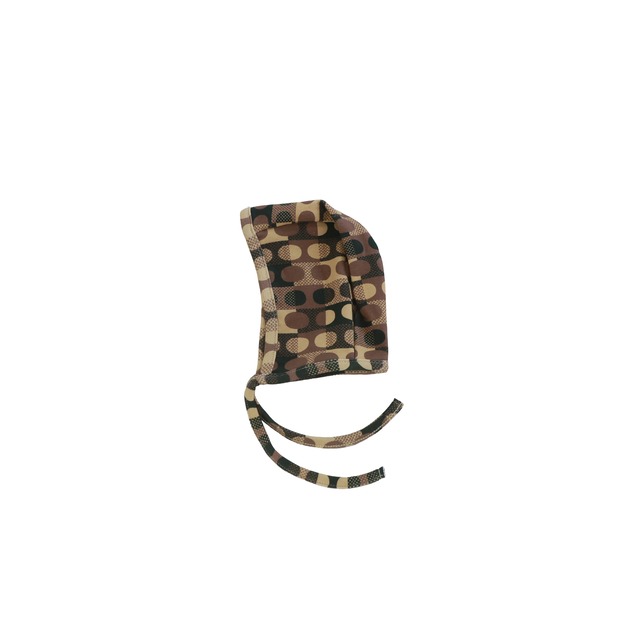 & pal / retro dot bonnet / mustard / 42-46cm,48-50cm