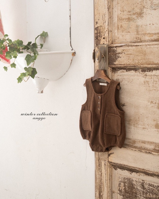 ★即納⌇﻿anggo / bebe) Pocky overall Romper