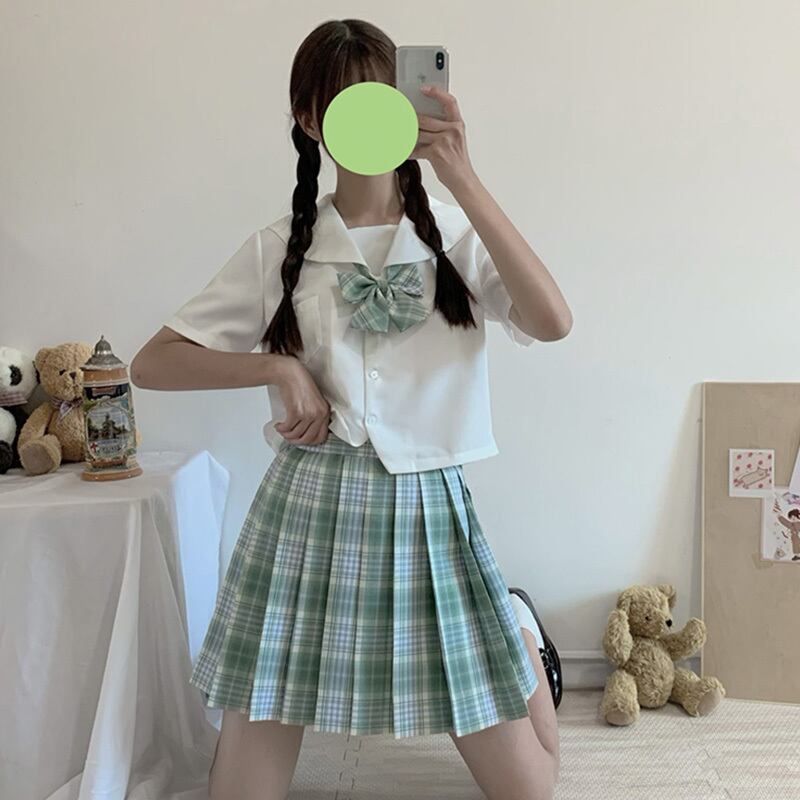 スプリングスタイルリボンハイウェストウェストプリーツスカート 大人ガーリー スウィート キュート カジュアル 春物 萌量不足64812990981