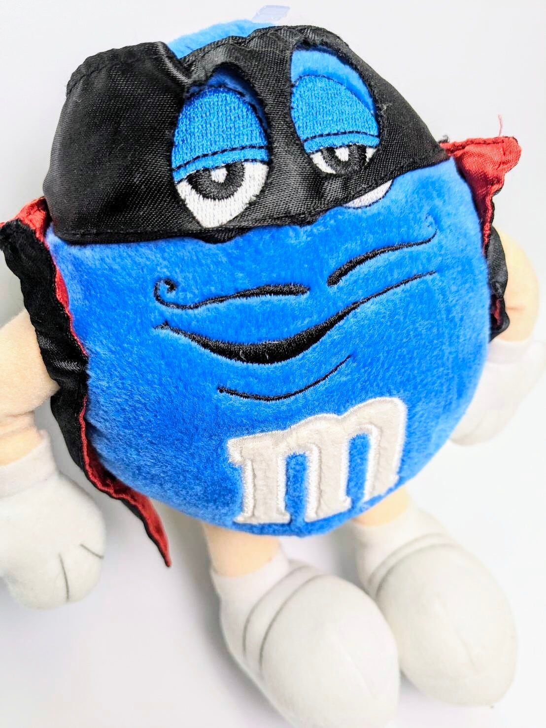 m&m's ぬいぐるみ ブルー ゾロケープ マスク 2003年製