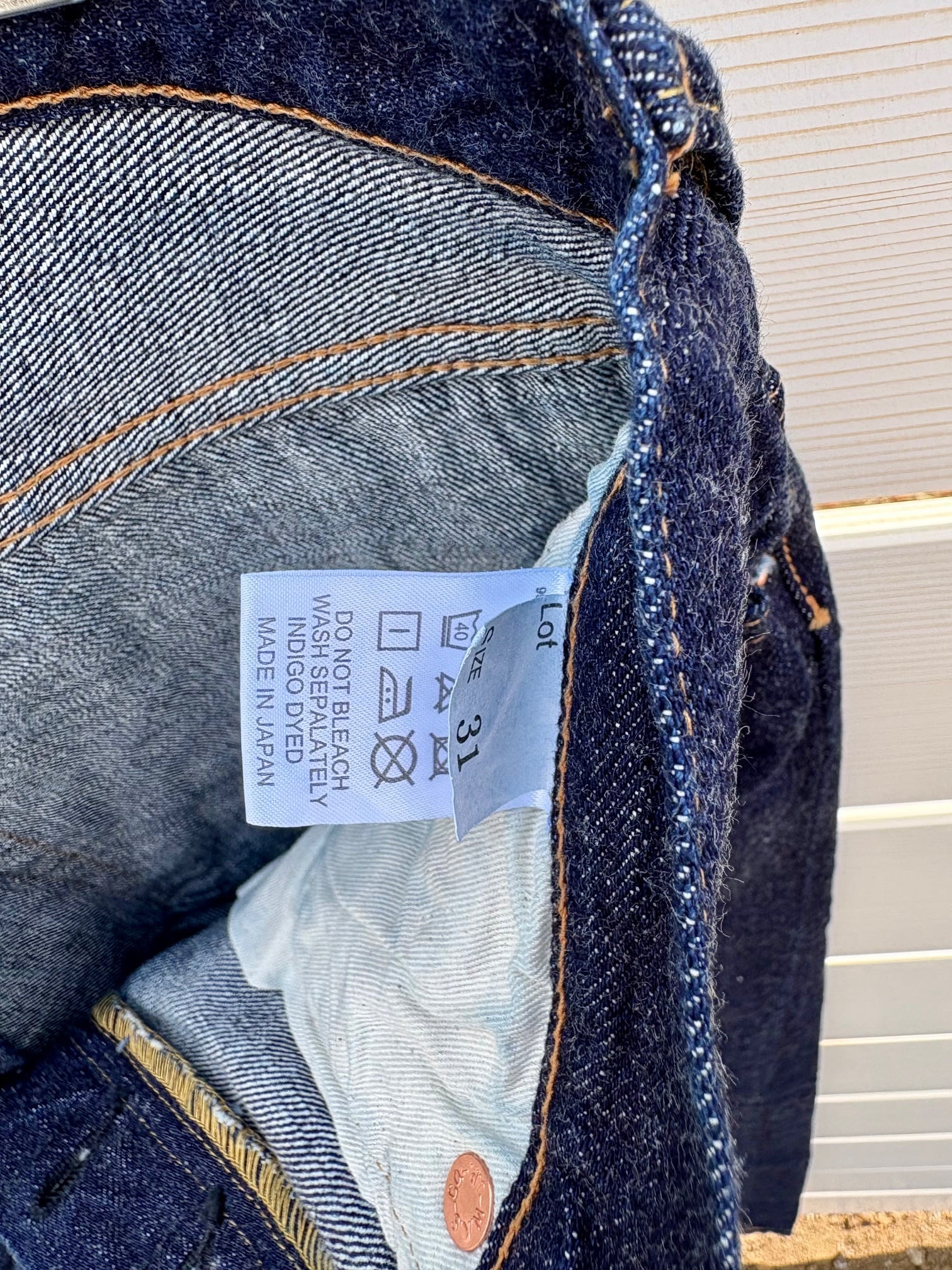 ワーカーズ 801 青耳 濃紺 日本製 28 | ヤマダウェブコム