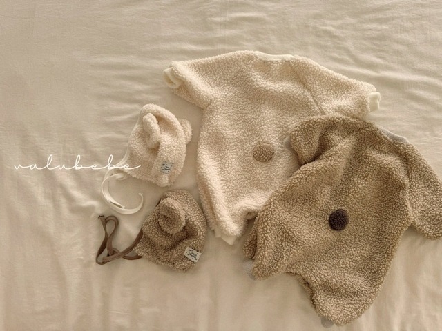 [valubebe] bebe bear dumble suit set