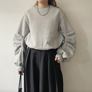ナンバーミーTOKYO"BALLOM SWEAT PULLOVER"GRAY