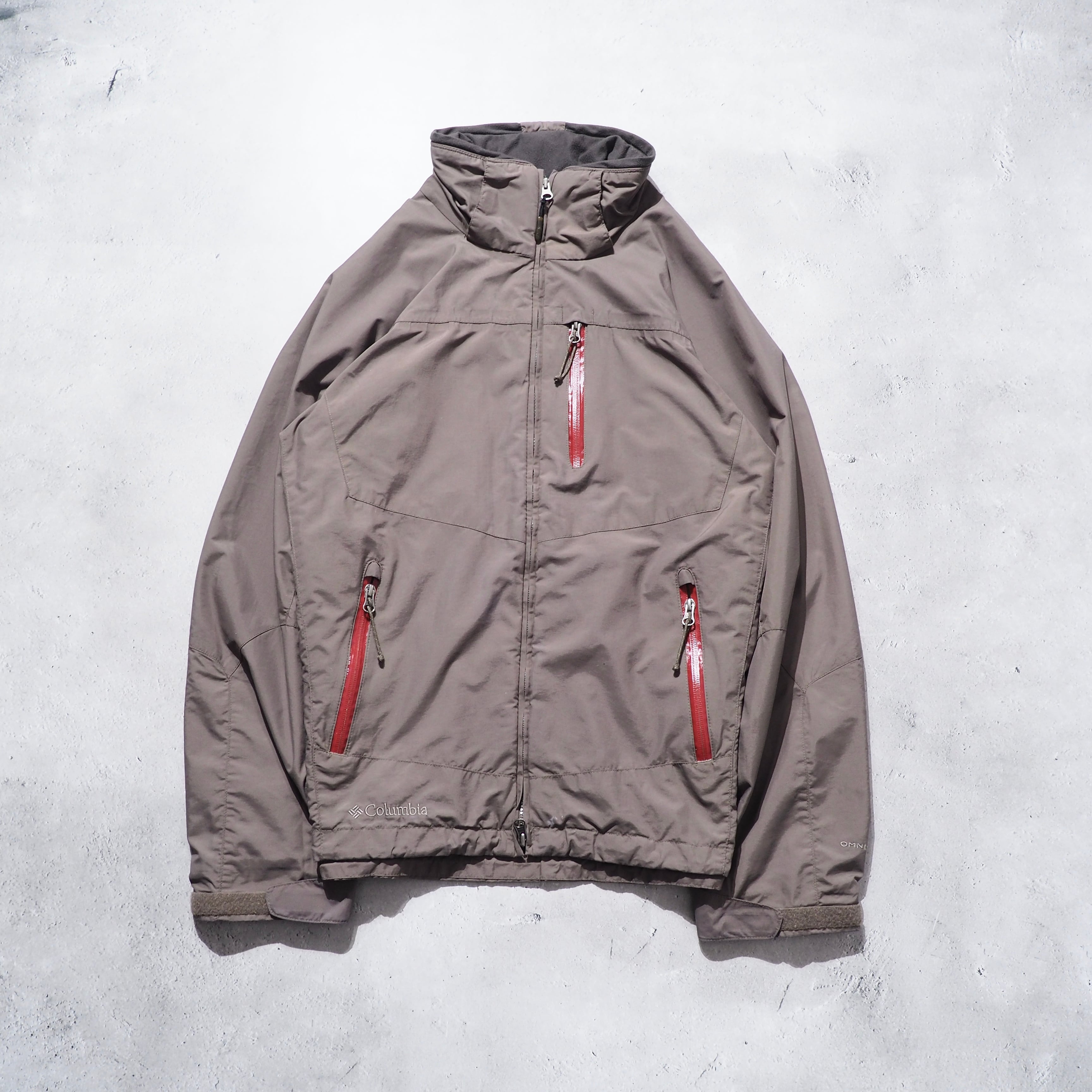 " Columbia Omni - Tech " High neck Full zip nylon jacket