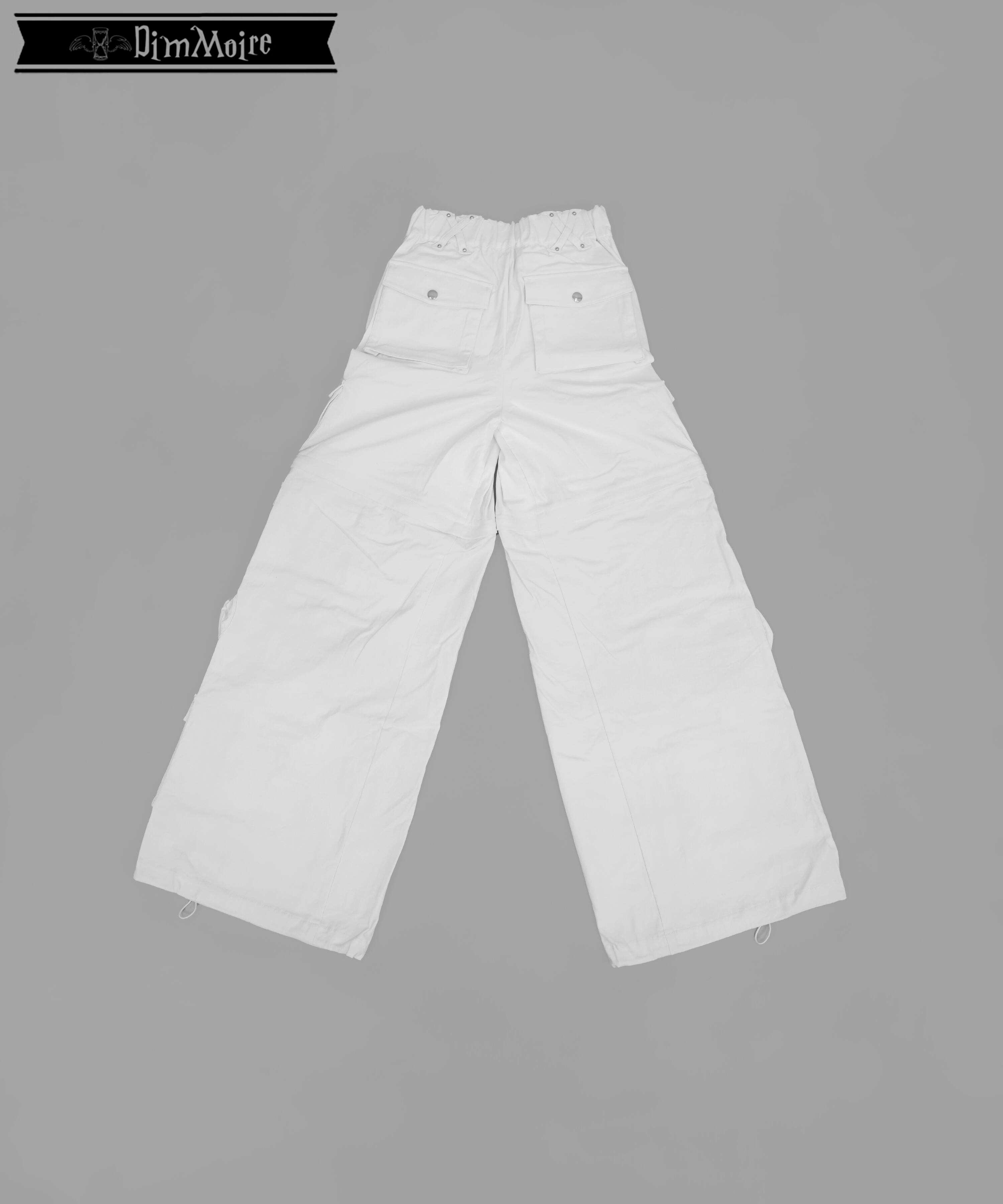 スタッズカーゴパンツ【White】 | DimMoire