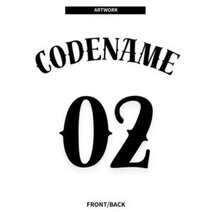 CODENAME 「”LOGO 02” S/S T-Shirts Black/White」
