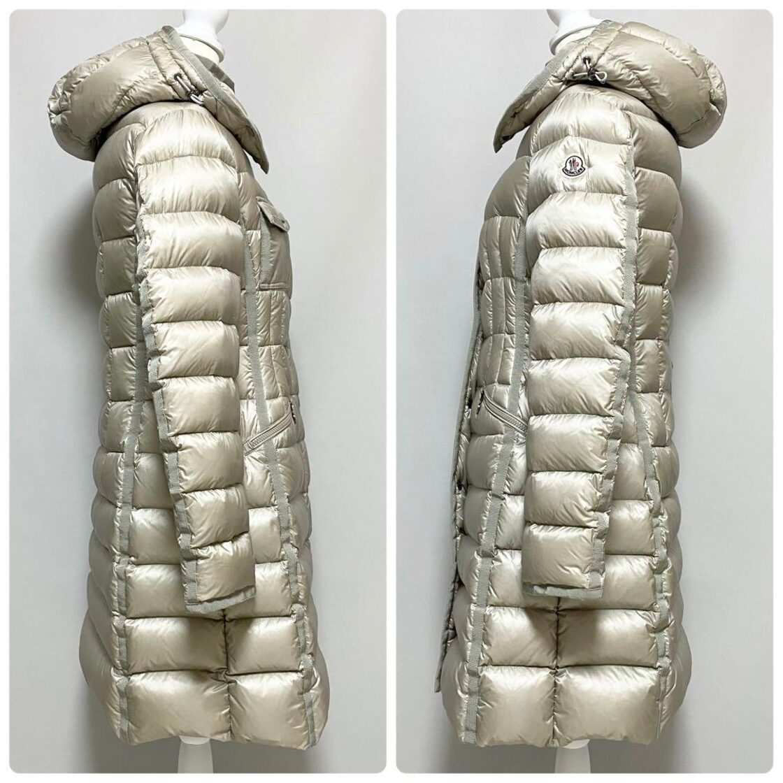 MONCLER / HERMINE 2 ダウンコート ベージュ | PAY ID