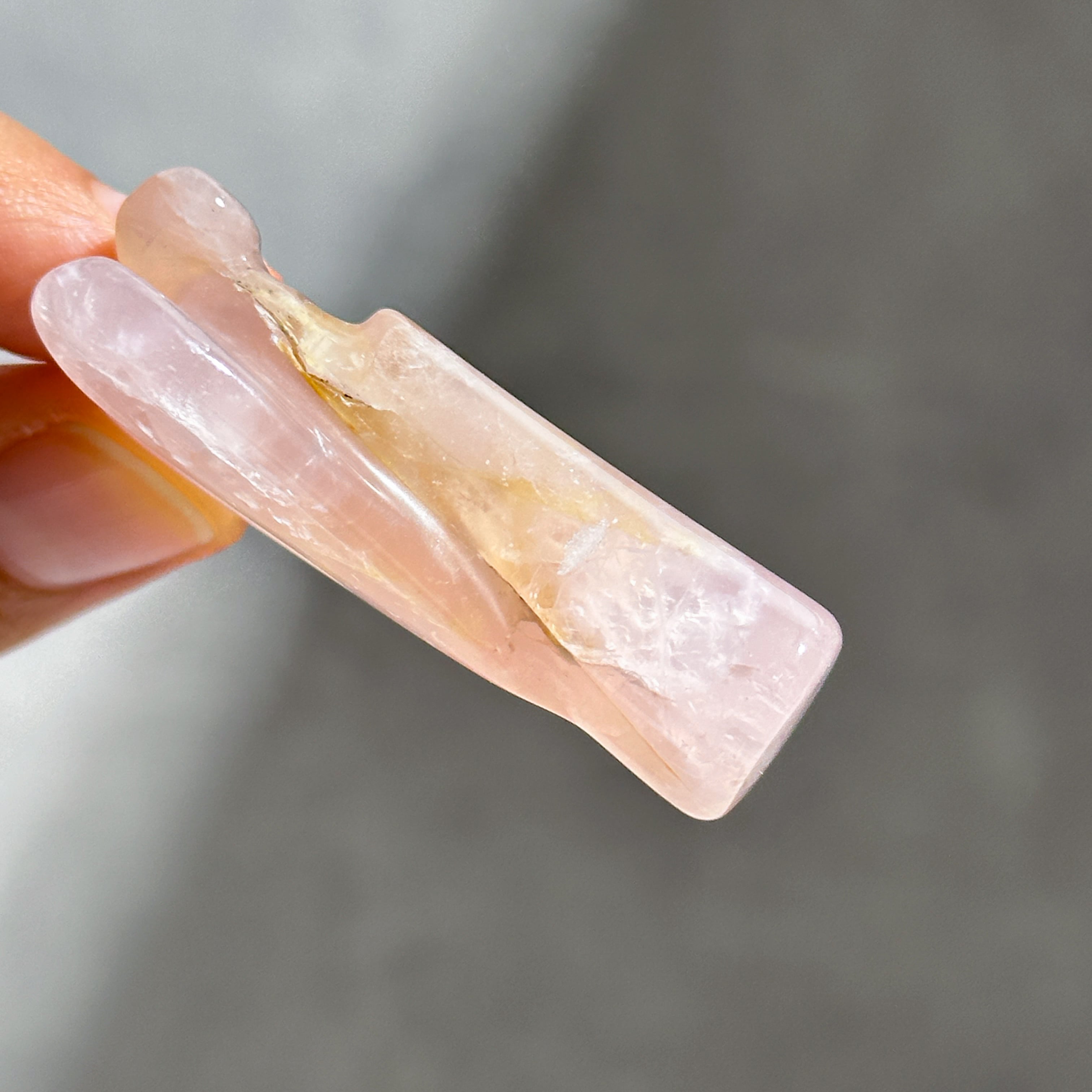 ゴールデンヒーラー×ローズクォーツ ミディアムエンジェル 01◇ Golden