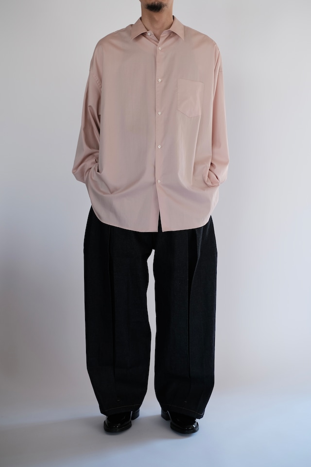 Graphpaper / Silicon Poplin Oversized Regular Shirt