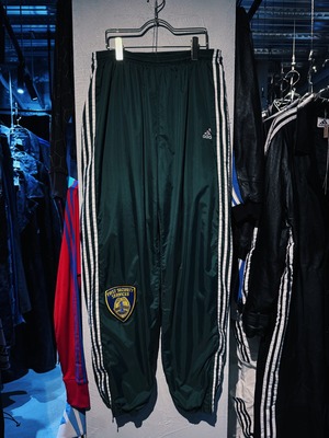 【D4C】90's vintage "ADIDAS Originals" green color 3 stripes design nylon track pants