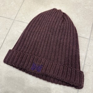 NEEDLES BEANIE PURPLE ⑧