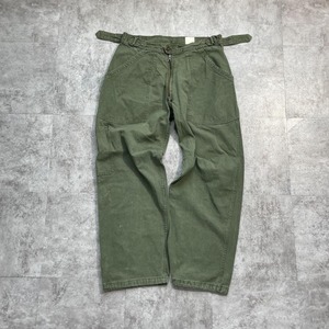 60-70s フランス軍 実物 AIR FORCE メカニックパンツ w31