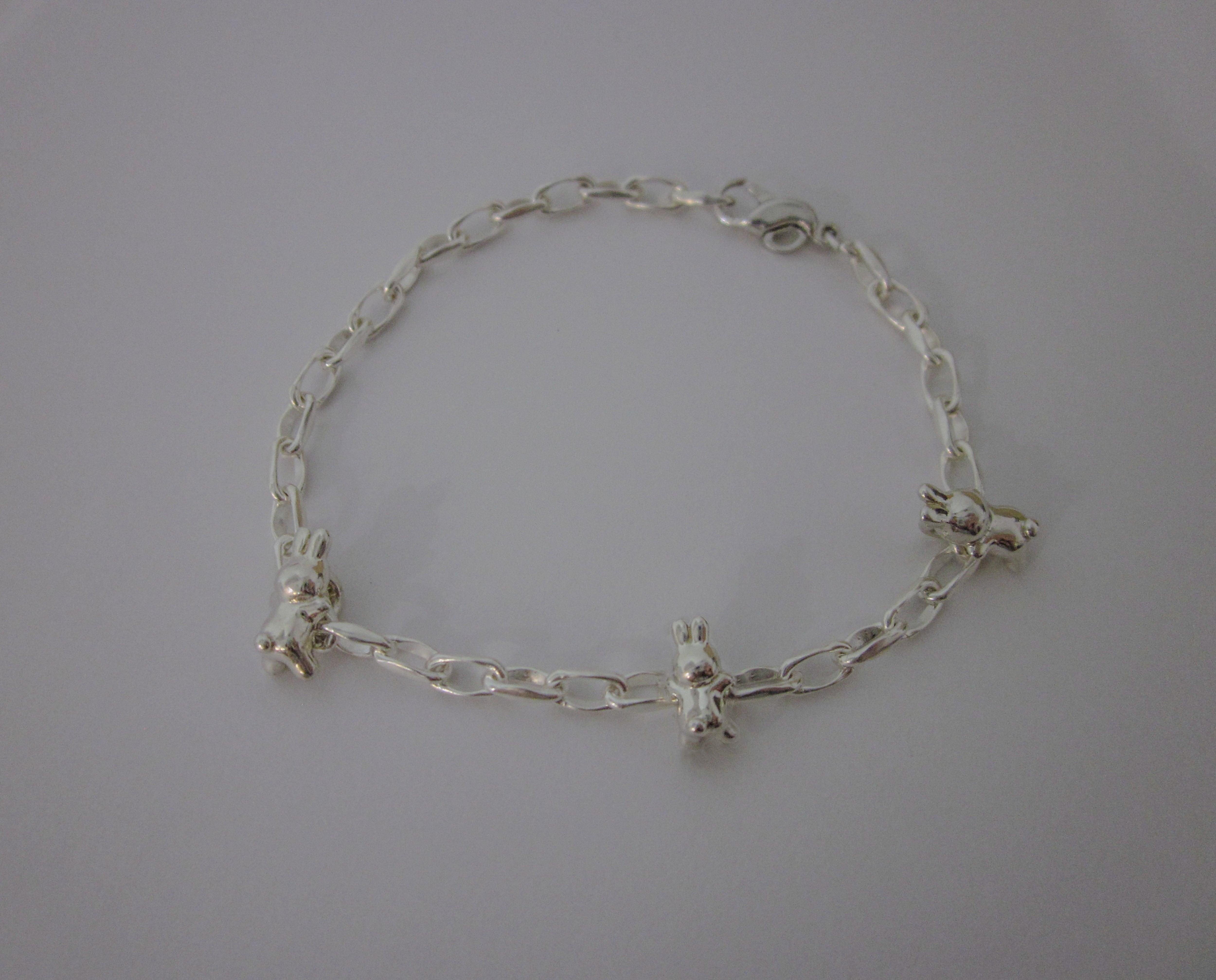うさぎ bracelet 3 silver925 #LJ24110B-3 | LANIE うさぎ bracelet 3 silver925 #LJ24110B-3 | LANIE