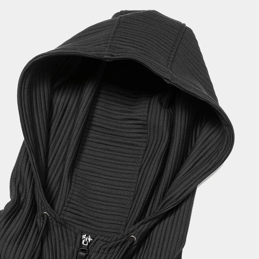 meanswhile Uneven Fabric Anorak Parka | 1F Store