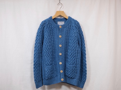 INVER ALLAN”4A CREWNECK CARDIGAN DENIM COTTON”