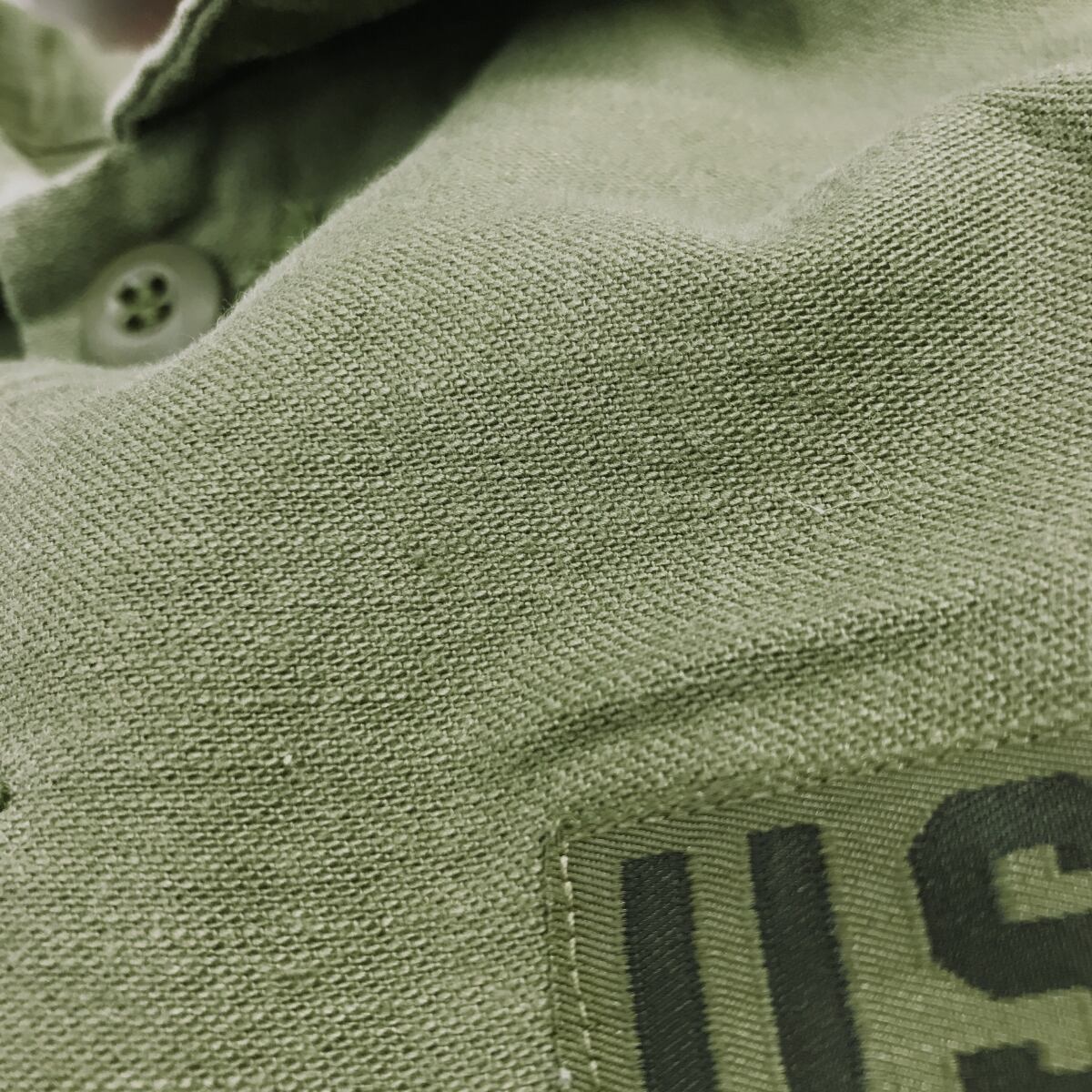U.S.ARMY 70年代 USA製 OG-107 ユーティリティシャツ UTILITY SHIRT