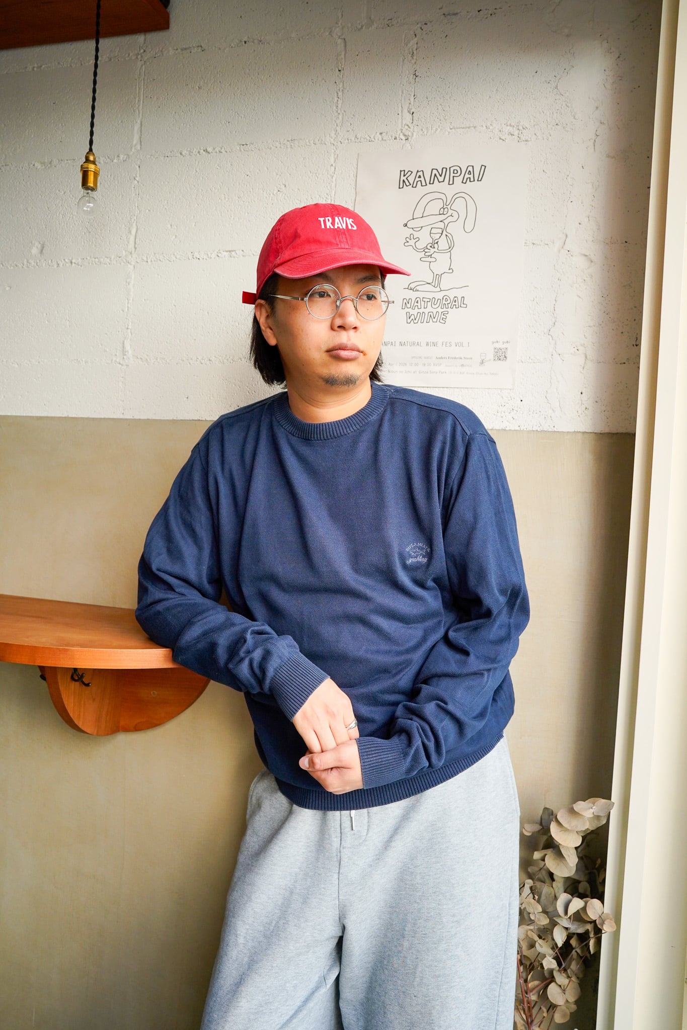 【1990s】"Paul & Shark" Cotton 100% Knit Sweater / 6-371