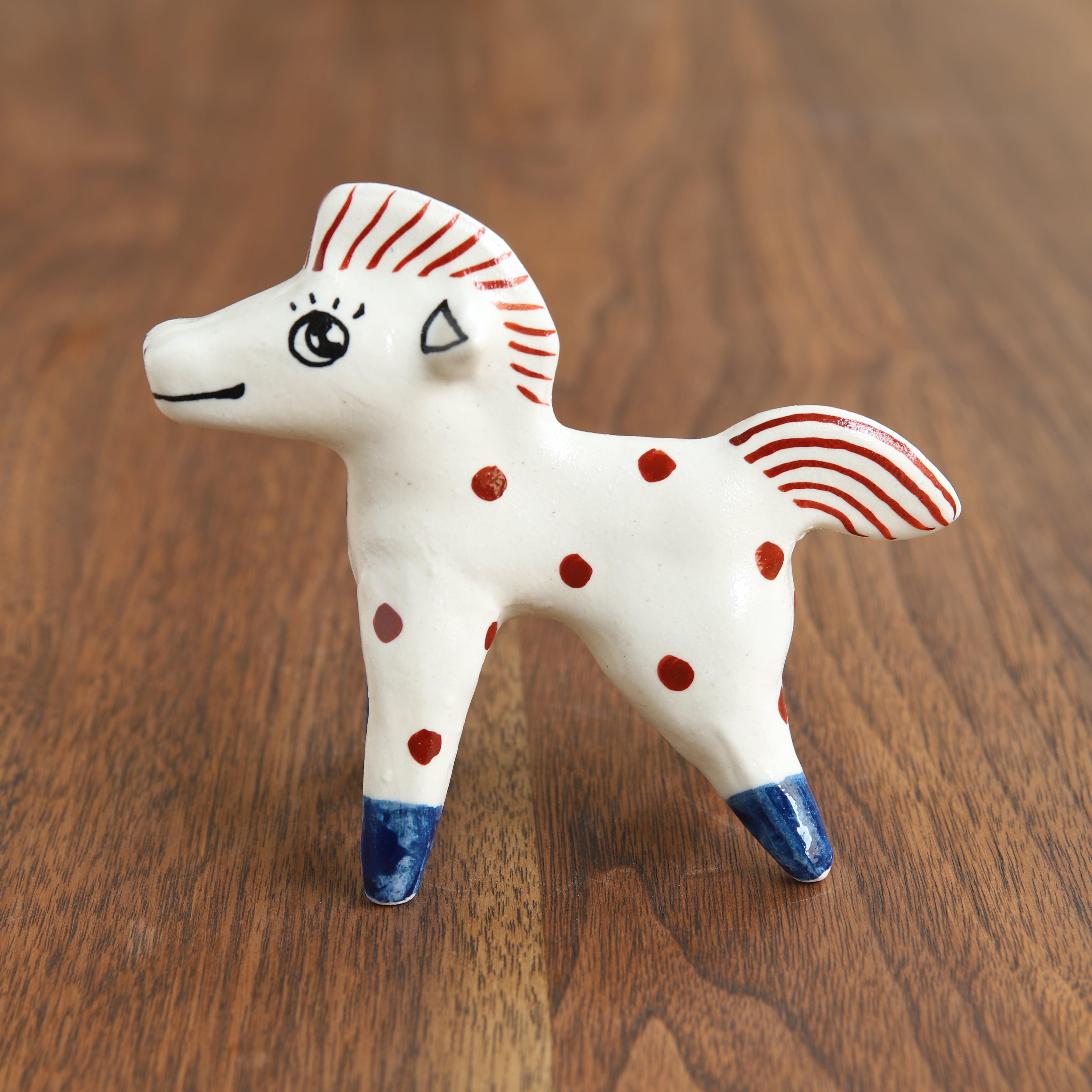 山口祥治 干支フィギュア 午(ウマ)「ウマジャロウ UJ-53」 工房:喜鶴製陶(有田焼)