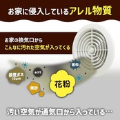 東洋アルミ アレルブロック通気口フィルター 約20cm×20cm 2枚入 室内用 貼るだけ 花粉99%除去 PM2.5 虫対策 お掃除を簡単に フィルたん 換気扇 S5402