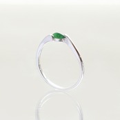 スタイリッシュなストームライン！ K18WG streamline green A貨翡翠 jd_rg1930