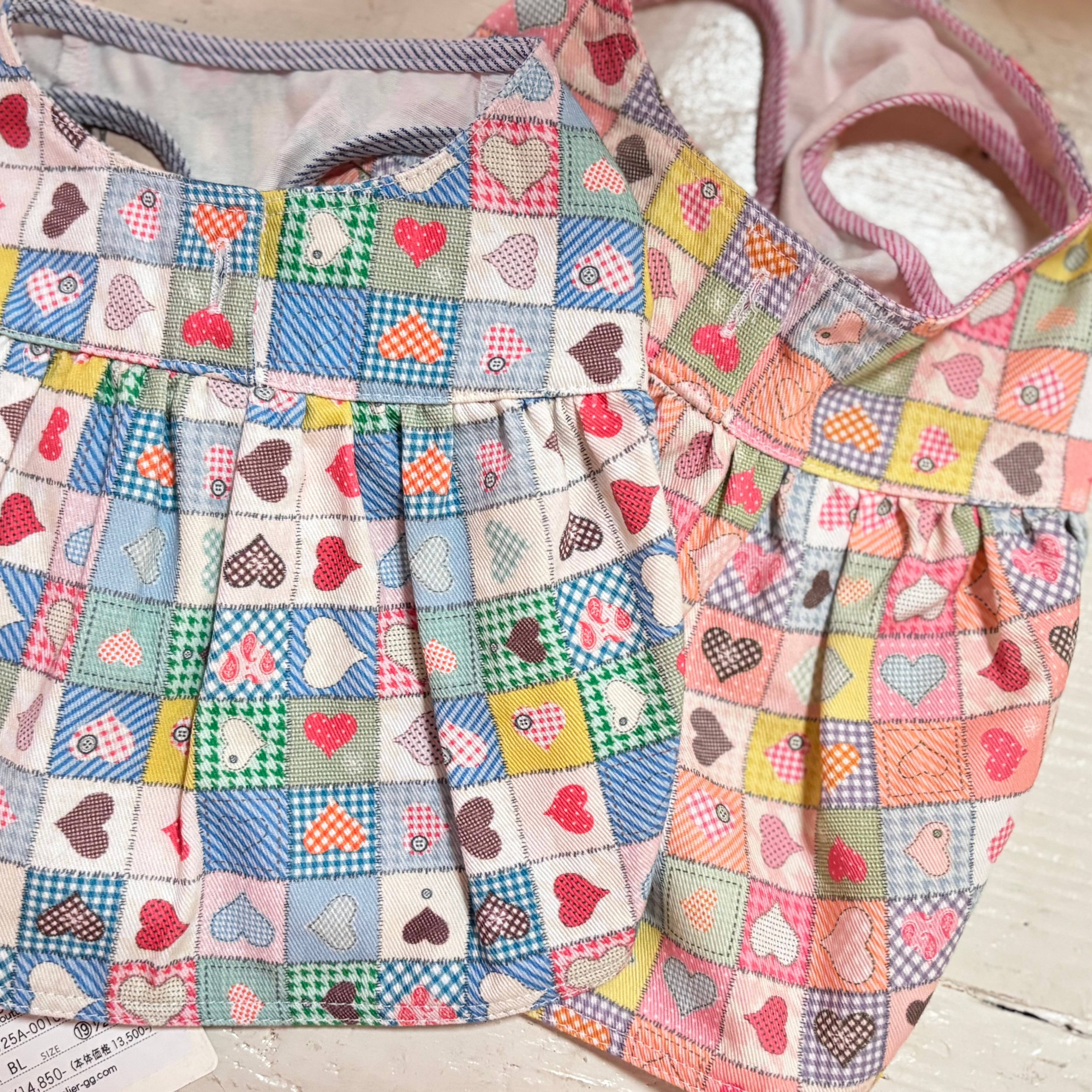 silk denim apron with bonnet アトリエgg | BLESS OKAYAMA