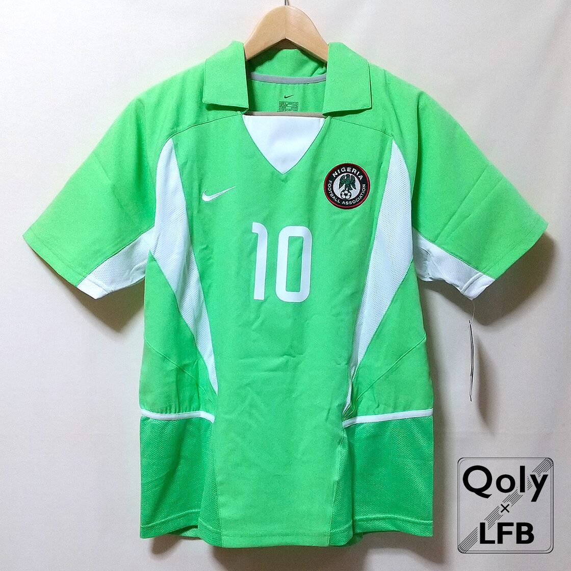 ナイジェリア代表 2002 Nike ホーム半袖 ユニフォーム #10 OKOCHA 