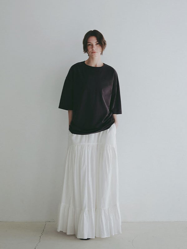 ETRE TOKYO(エトレトウキョウ) キュプラジャージオーバーサイズTee