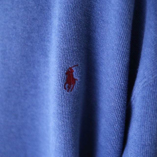 "Polo by Ralph Lauren" XXXL super over silhouette half-zip pullover