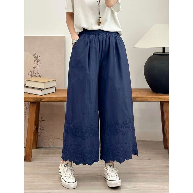 ワイドレッグレースパンツ M1589