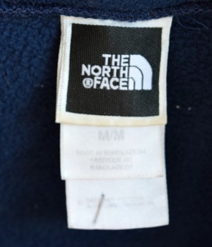 USED  FLEECE JACKET -THE NORTH FACE- NAVY