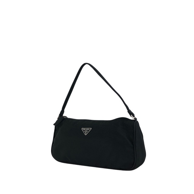PRADA プラダ ハンドバッグ ブラック トライアングルロゴ ナイロン ミニバッグ vintage ヴィンテージ オールド 7u2u85