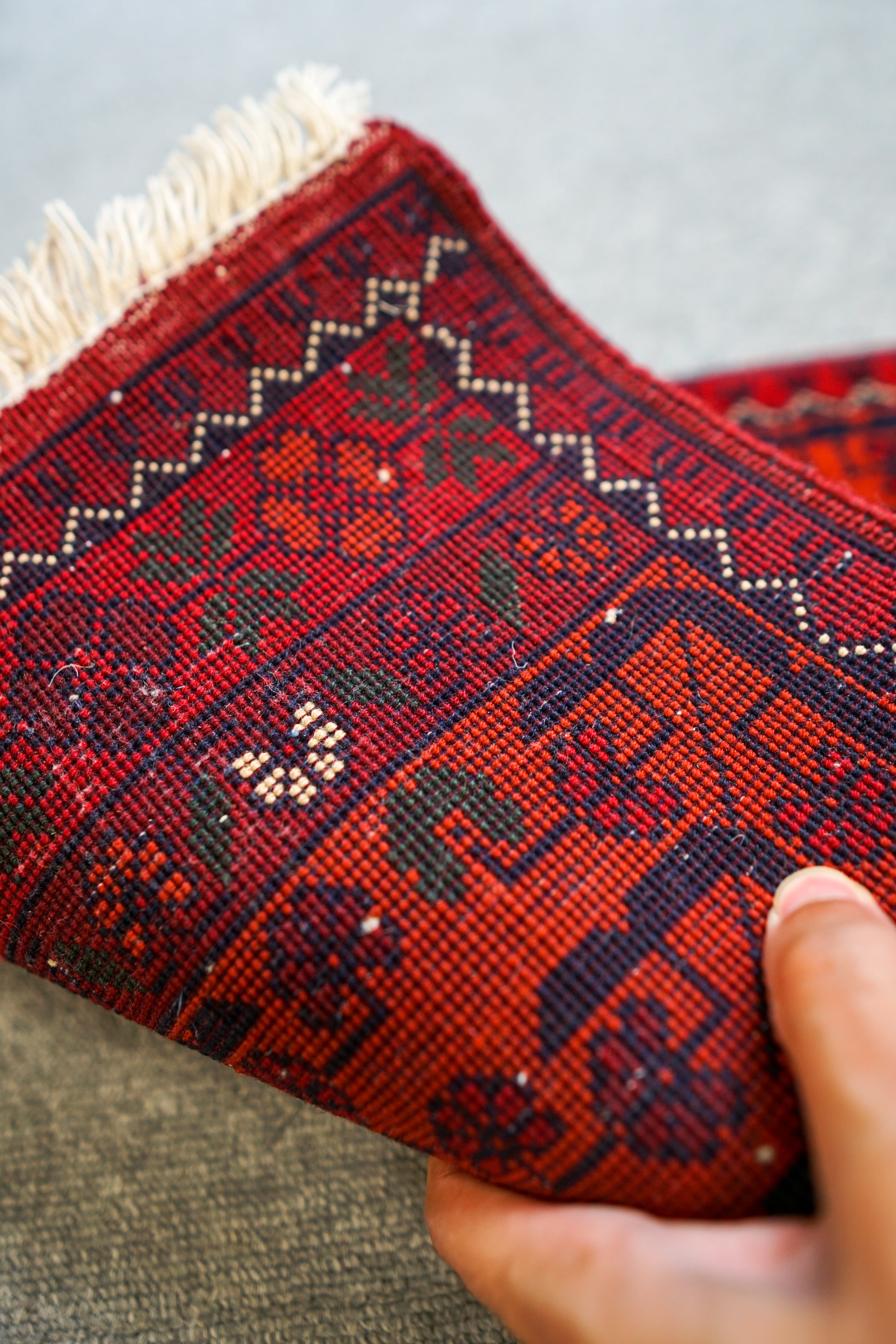×cmアフガニスタン手織り絨毯 カールモハメディ   Decorworks