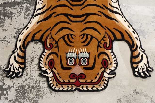 Tibetan Tiger Rug 《Lサイズ•ウール055》チベタンタイガーラグ