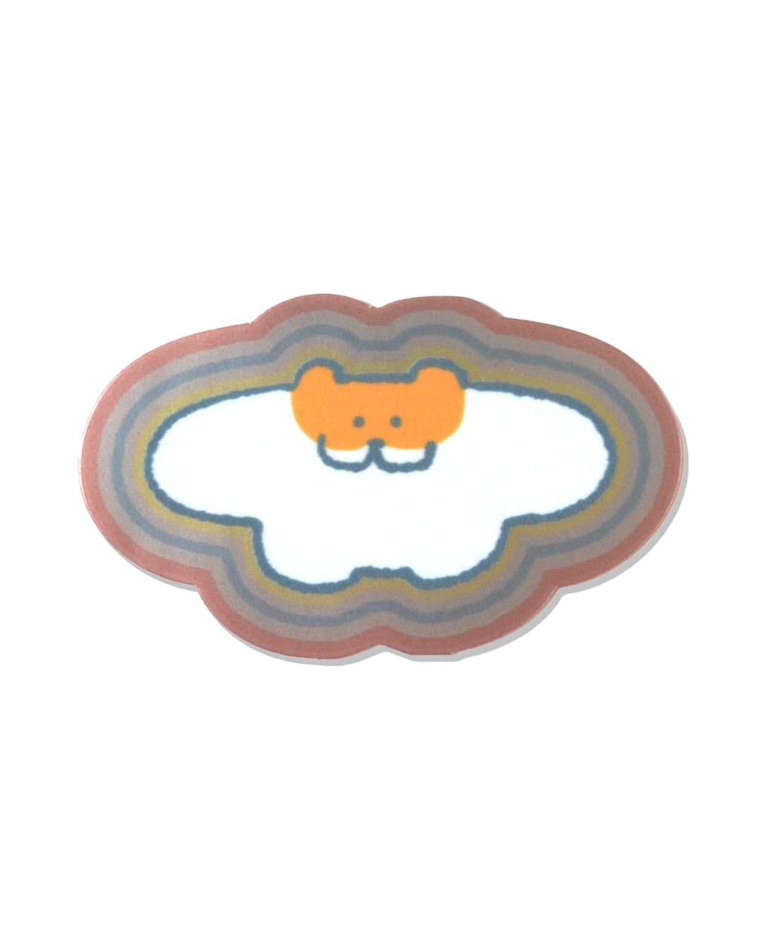 ☆だきしめやさんシルバーステッカー（MK-636） | もくもくちゃん公式