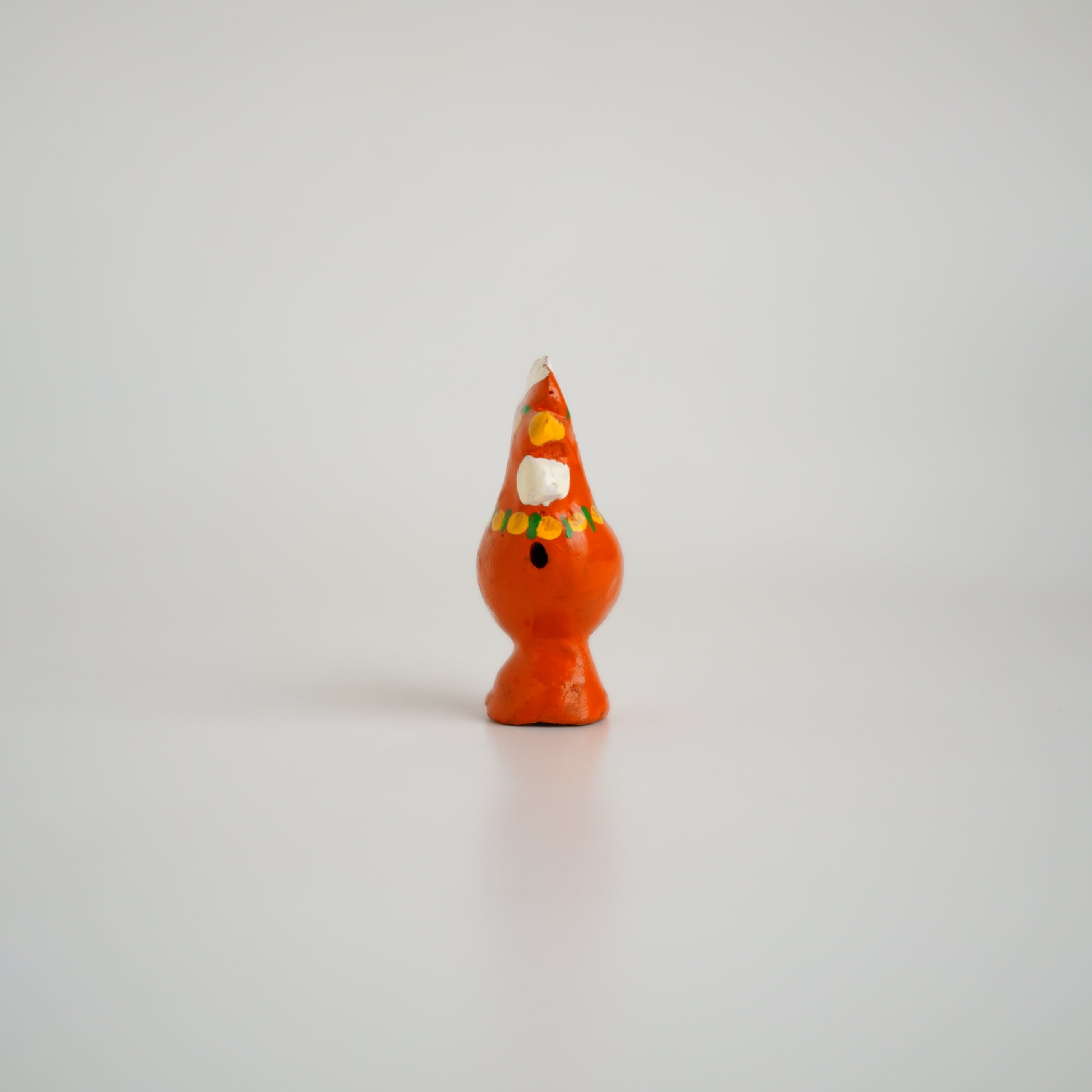 希少　デミジョンボトル　レトロ　アンティーク　ブロカント　古道具　オレンジ Kukkopilli / Rooster Whistle | troldhaugen antiques ｜ 北欧