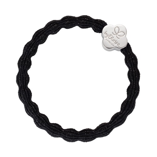 Metallic Silver Quatrefoil Black_MS-4-001