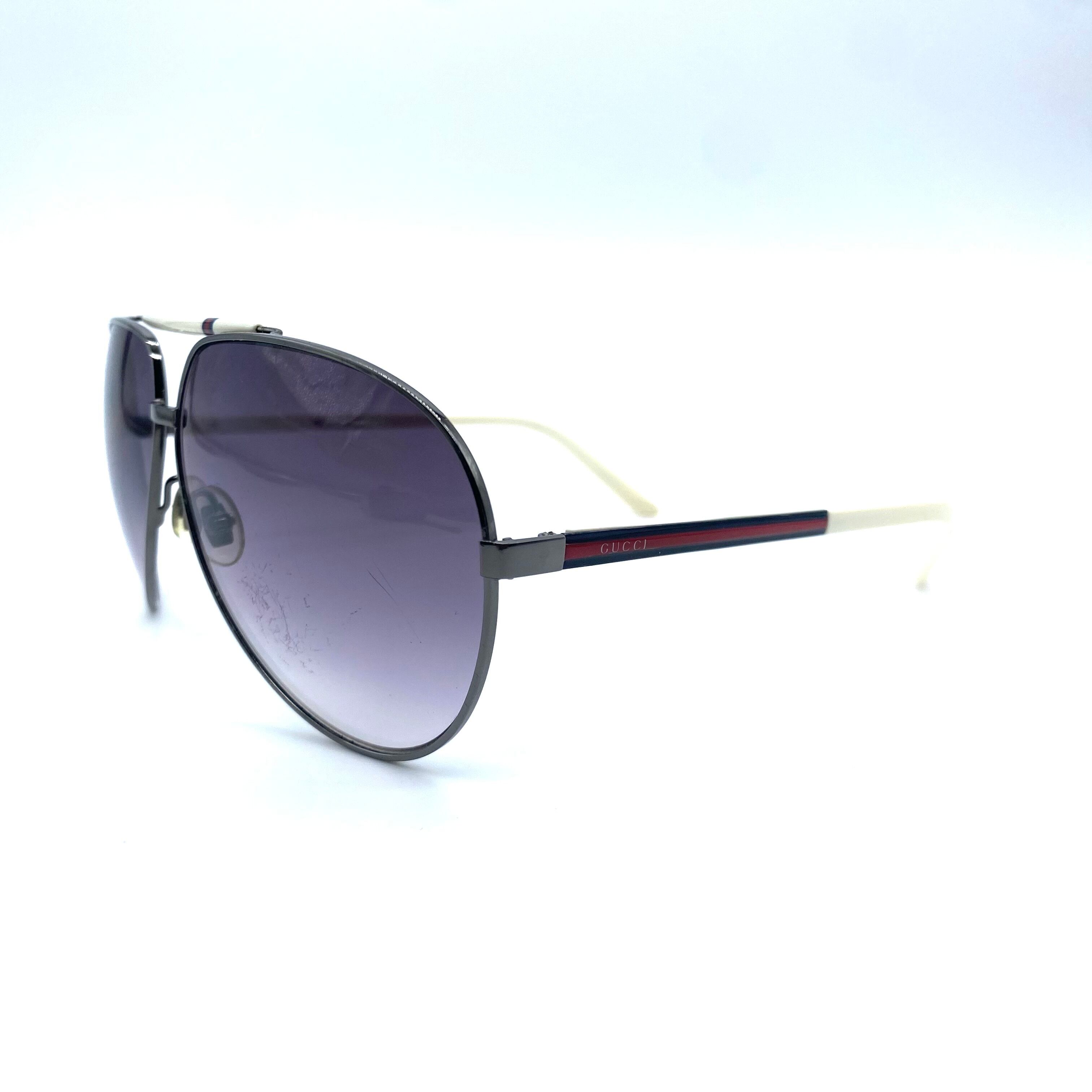 Vintage Gucci Eyewear Teardrop Sunglasses Webline / ヴィンテージ 