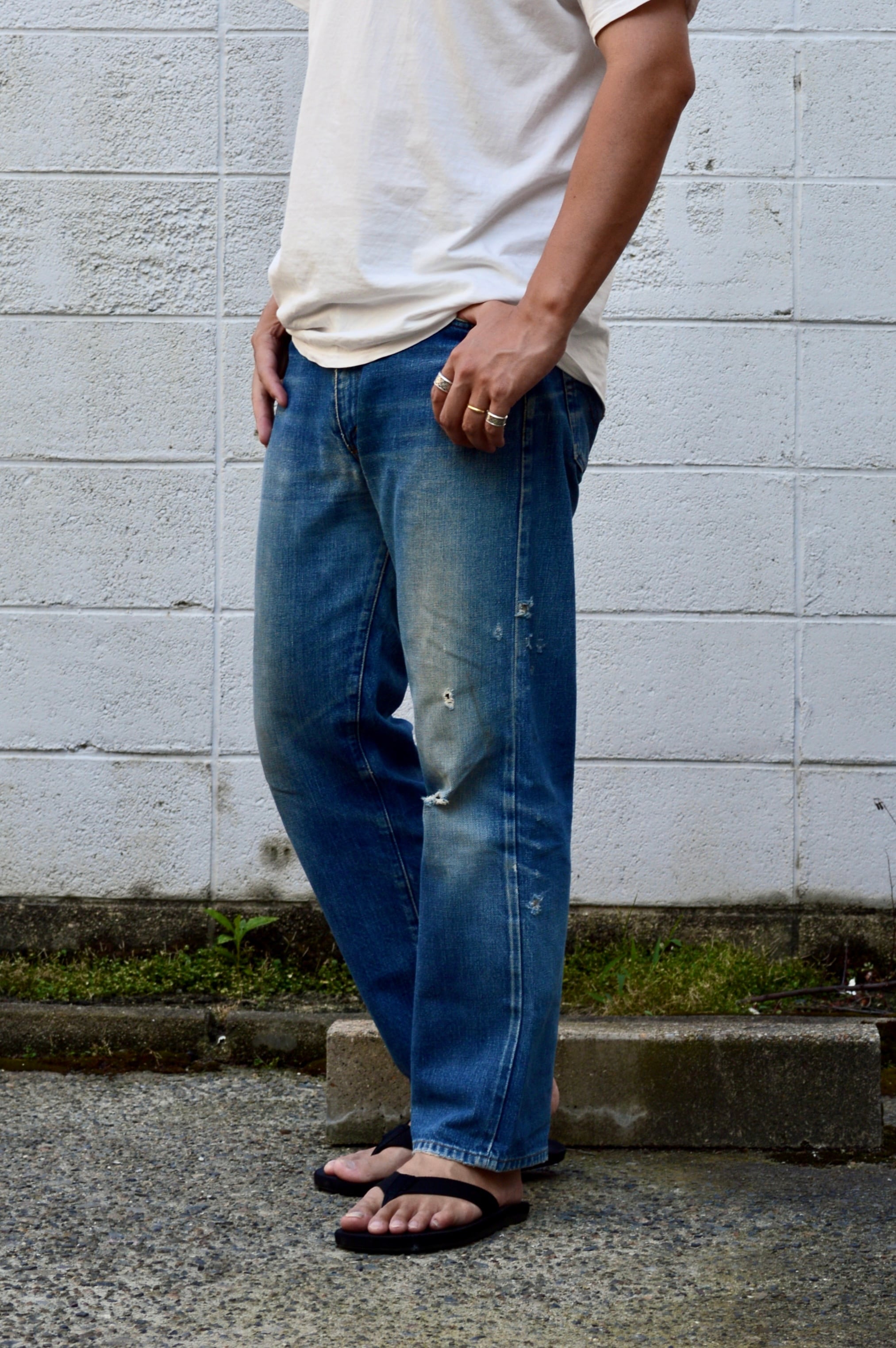LEVI'S 502XX BIGE JPN復刻 J22 リーバイス502 赤耳 32-34inch | UOOP