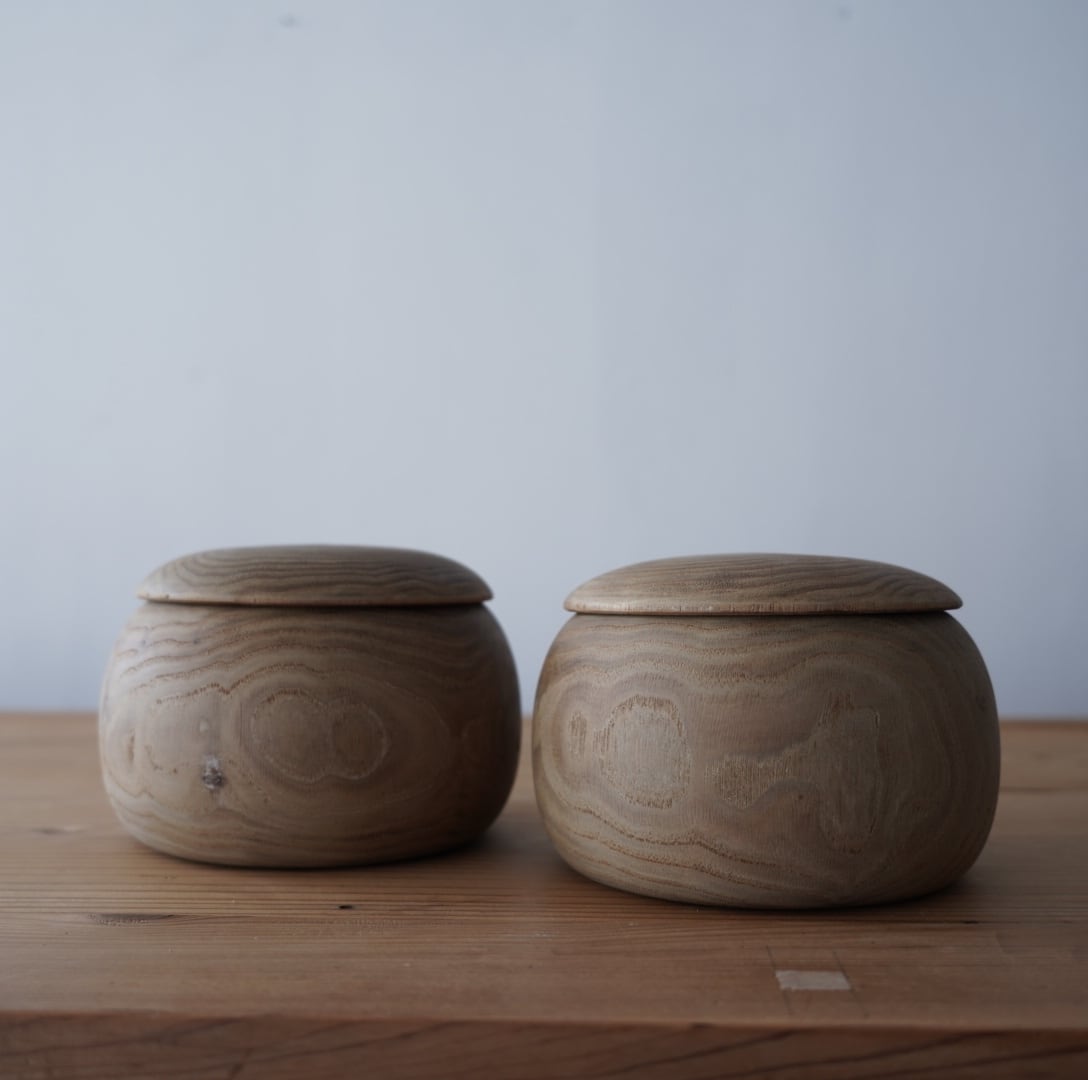 木の小物入れ 2点セット