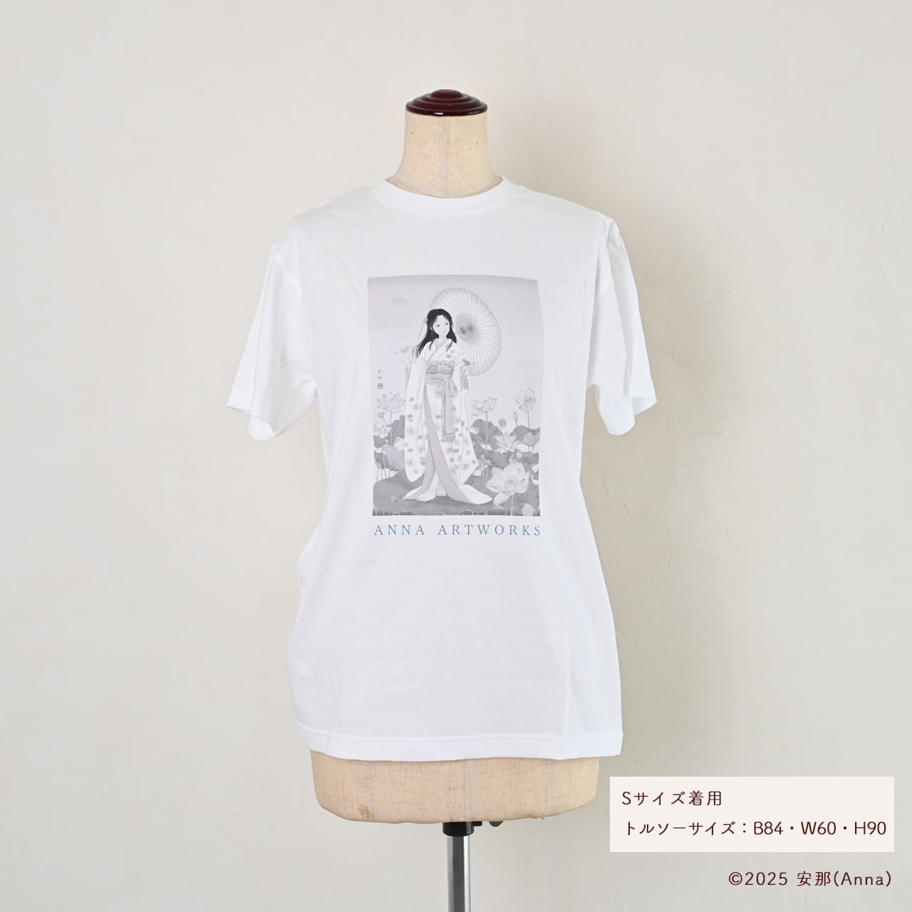 Tシャツ「観音様の化身」（ホワイト） | 安那 online store