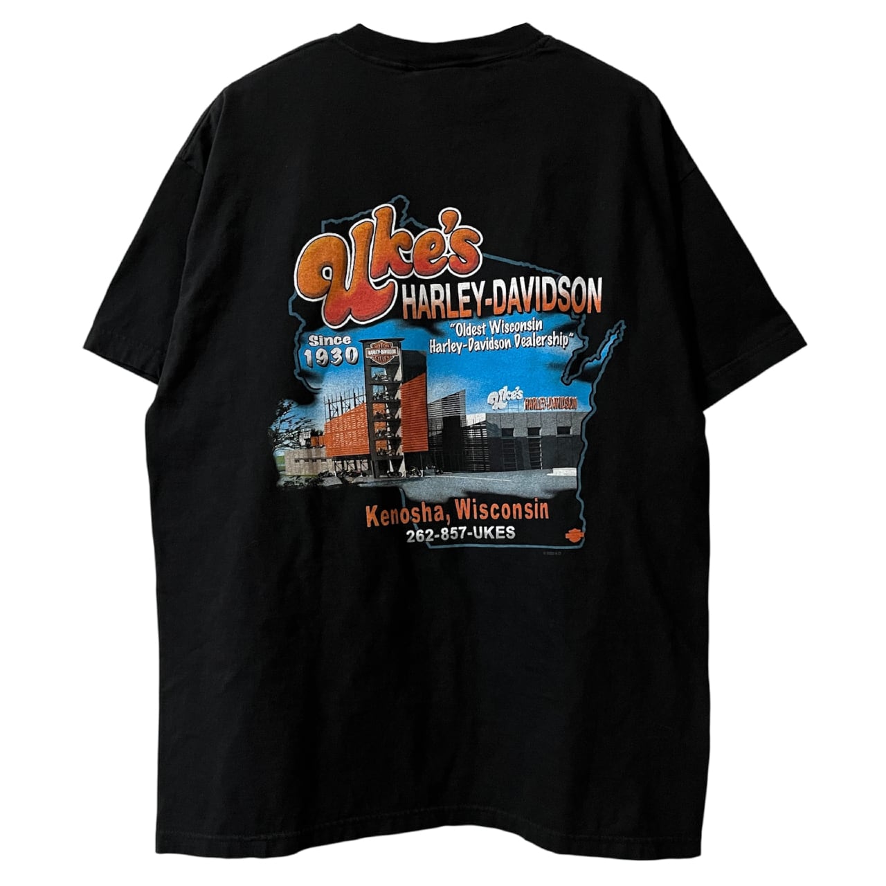 Harley Davidson 2003 Blue Flame Tee | Vintage High Line