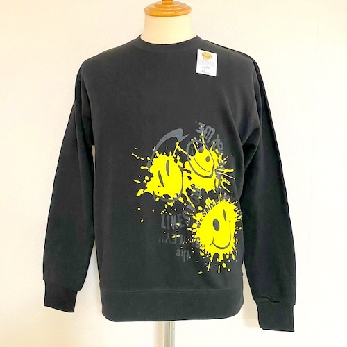 Wall Art Smile Sweat Black