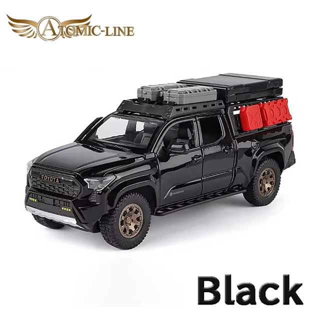 トヨタ TACOMA 1/24 ミニカー 全3色 ライト点灯 エンジンサウンド 合金モデル 模型 ジオラマ