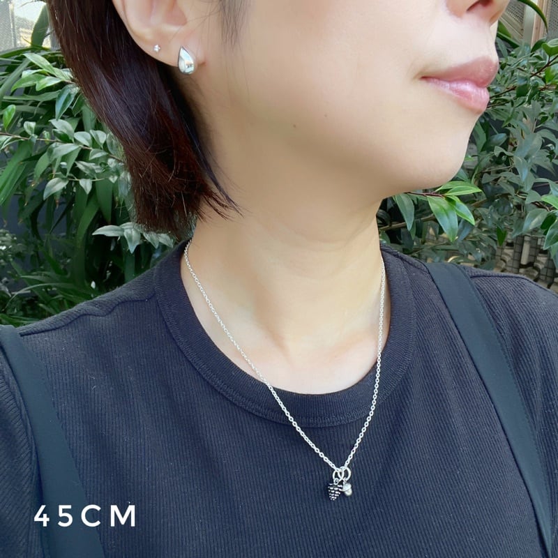 マツボックリ＋リトルどんぐり ネックレス 秋冬 ドングリ まつぼっくり